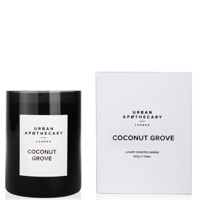 Urban Apothecary Coconut Grove Luxury Candle - 300g In Black
