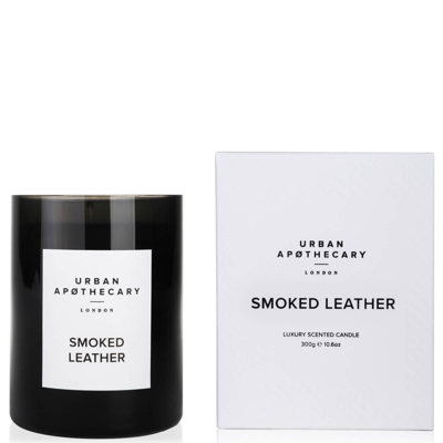 Urban Apothecary Smoked Leather Luxury Candle - 300g In Black