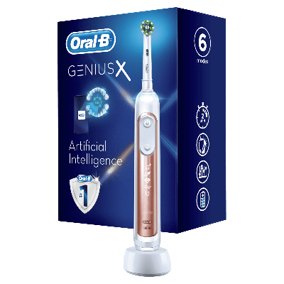 Oral B Oral-b Genius X Rose Gold Electric Toothbrush - Toothbrush