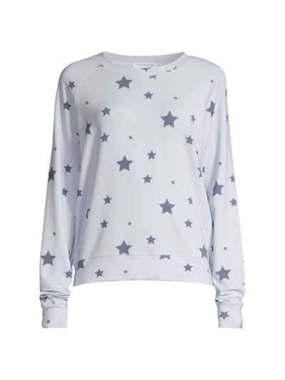 Stripe & Stare Celestial Lounge Sweatshirt In Grey