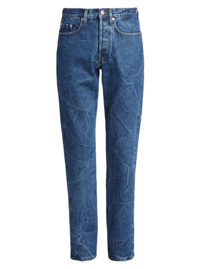 Dries Van Noten Fitted Staight-leg Jeans In Blue