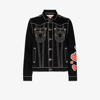True Religion X Chief Keef Black Jimmy Super T Denim Jacket In Black
