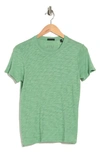 Atm Anthony Thomas Melillo Schoolboy Cotton Crewneck T-shirt In Havana Green