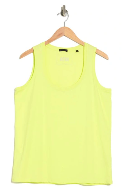 Atm Anthony Thomas Melillo Jersey Tank Top In Citrus
