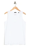 Atm Anthony Thomas Melillo Jersey Tank Top In White