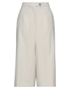 ATTIC AND BARN ATTIC AND BARN WOMAN PANTS BEIGE SIZE 8 POLYESTER, VISCOSE, ELASTANE