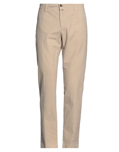 Four.ten Industry 4/10 Four. Ten Industry Man Pants Beige Size 30 Cotton, Elastane In Beige
