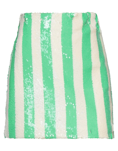 Vicolo Mini Skirts In Green