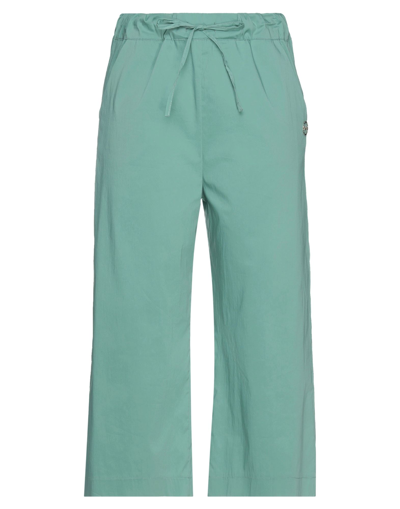 Pinko Cropped Pants In Sage Green