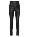 GUESS GUESS WOMAN PANTS BLACK SIZE L POLYESTER, ELASTANE, POLYURETHANE