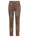 Blumarine Leopard Print Skinny Jeans In Beige