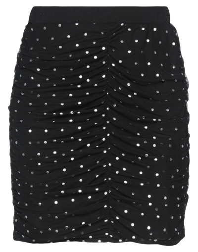 Le Volière Mini Skirts In Black