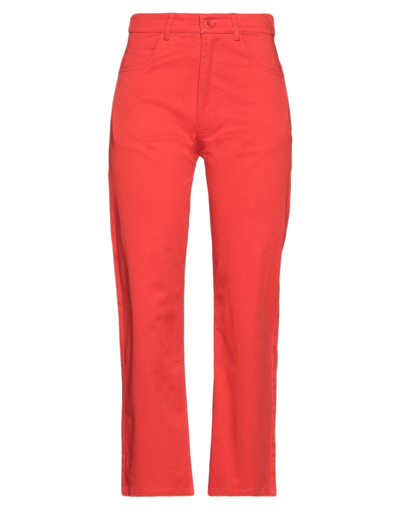 Thinking Mu Pants In Red