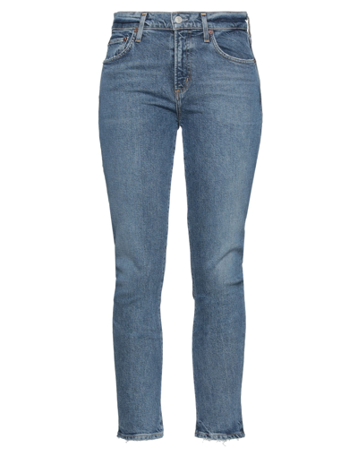Agolde Woman Jeans Blue Size 25 Organic Cotton, Rayon, Elastane