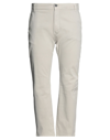 Gaudì Man Pants Light Grey Size 28 Cotton, Elastane