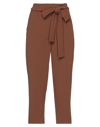 Think Cropped Pants In Brown