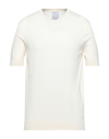 Brioni Men's Knit Short-sleeve Sweater In Ivory