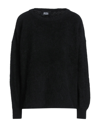 Alpha Studio Sweaters In Black