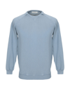 Alpha Studio Sweaters In Blue