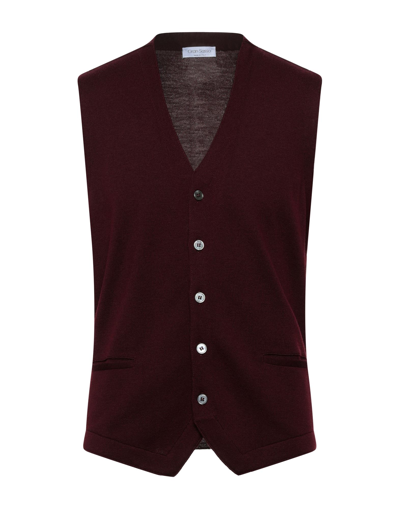 Gran Sasso Cardigans In Maroon