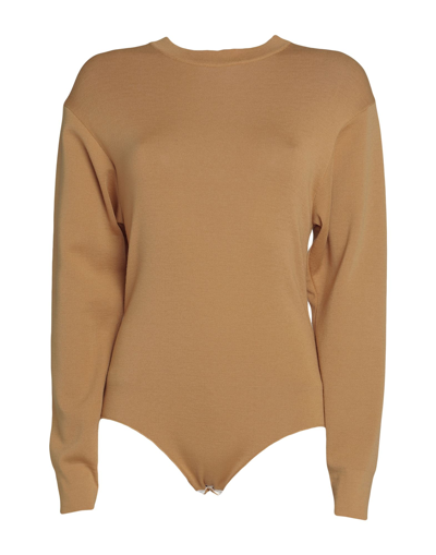 Erika Cavallini Sweaters In Beige