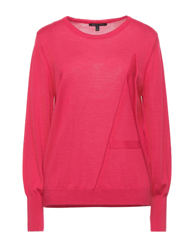 Armani Exchange Sweaters In Fuchsia