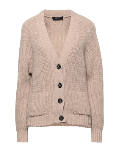 Alpha Studio Cardigans In Beige