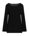 Alpha Studio Sweaters In Black