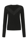 Alexander Mcqueen Translucent Ribbed-knit Crew-neck Jumper