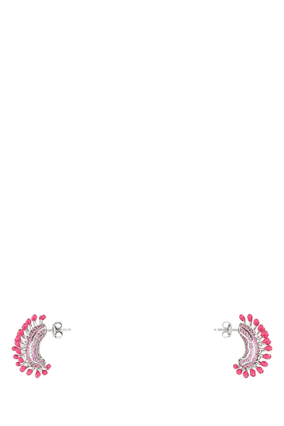 Bottega Veneta Fuchsia 925 Silver Earrings Pink  Donna Tu