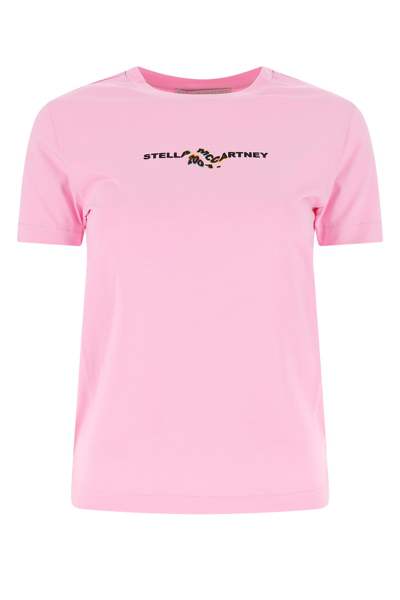 Stella Mccartney Pink Cotton T-shirt Nd  Donna 42 In Pastel