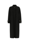 Sportmax Targa Relaxed-fit Wool And Cashmere-blend Coat In Black