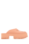 Gucci Women's Perforated G Lug-sole Platform Mules