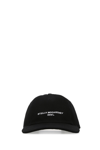 Stella Mccartney Stella Mc Cartney Black Cotton Blend Baseball Cap