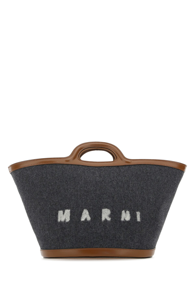 Marni Tropicalia Small Shoulder Bag In Blue