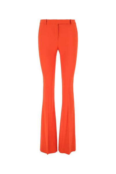 Alexander Mcqueen Classic Suiting Pants In Love Red