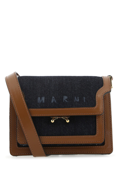 Marni Borsa A Tracolla-tu In Black