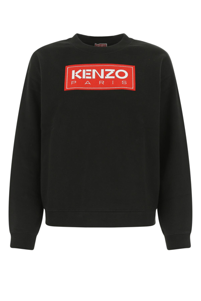 Kenzo Logo棉质卫衣 In Noir