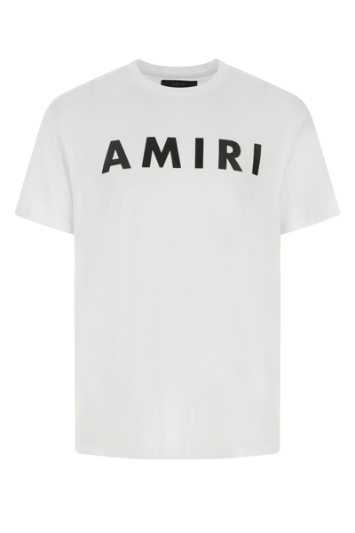 Amiri Logo-print Short-sleeve T-shirt In White