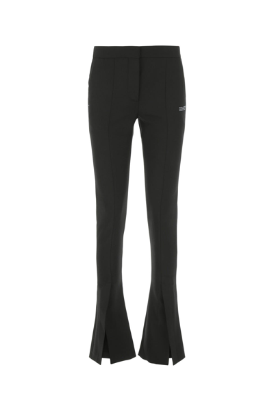 Off-white Black Wool Tailored Trousers