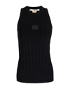 Eytys Rancid Sleeveless Ribbed Knit Top In Black