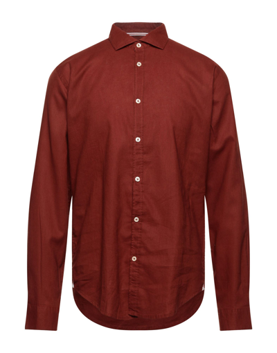 Hermitage Shirts In Brown