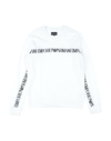 Emporio Armani Kids' Sweatshirts In White