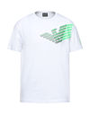 Ea7 T-shirts In White