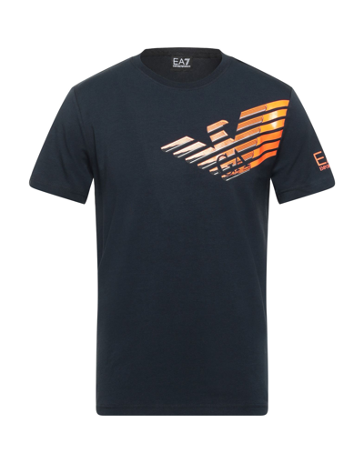 Ea7 T-shirts In Dark Blue
