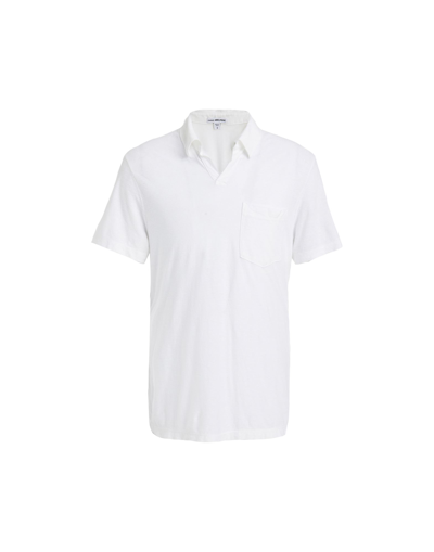 James Perse Polo Shirts In White