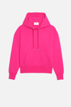 Ami Alexandre Mattiussi Ami De Coeur Embroidered Hoodie In Pink