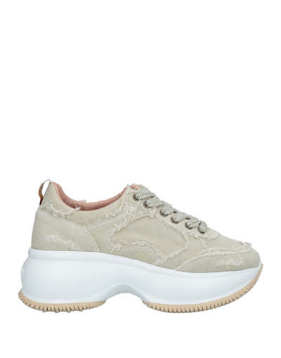 Hogan Sneakers In Beige