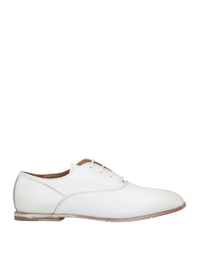 Moma Lace-up Shoes In White