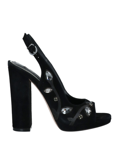 Luciano Barachini Sandals In Black